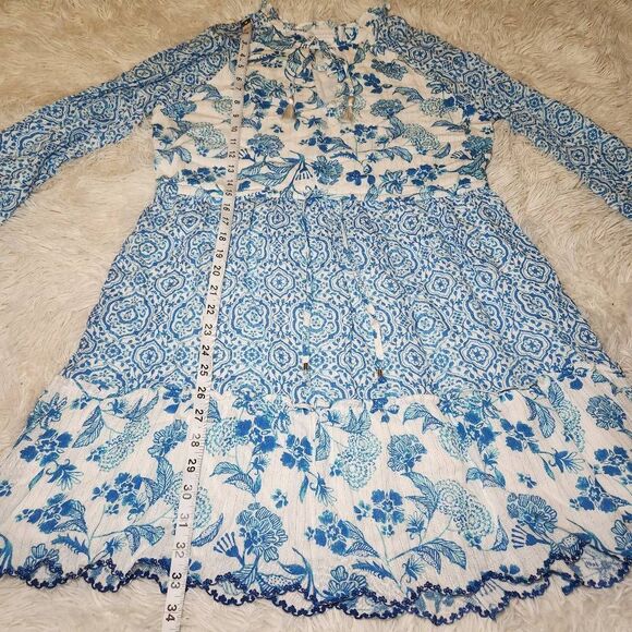 House Of Harlow 1960 Floral Mini Babydoll Dress - Picture 6 of 11